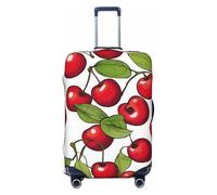 ERSDWRE Lovely Sweet Red Cherry 3 - Funda elástica para maleta, para accesorios de viaje de 18 a 32 pulgadas, Black, XL
