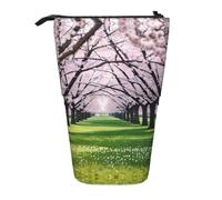 ERSDWRE Spring Is In The Air - Estuche telescópico Kawaii para artículos de papelería, con cremallera, soporte para lápices