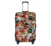 ERSDWRE Tasty Pizza 2 - Funda elástica para equipaje, funda protectora de equipaje para accesorios de viaje de 18 a 32 pulgadas, Black, M