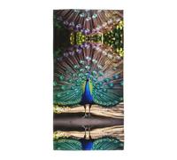 ERSDWRE Toallas de mano con estampado de pavo real, toallas de baño, cocina, baño, gimnasio, toalla suave y absorbente para playa junto a la piscina