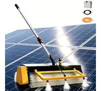 ErShangMao Cepillo para Lavado De Paneles Solares,Máquina De Limpieza Automática con Suministro De Agua para Paneles Solares,Cepillo De 60 Cm Y 360°,Limpiador De Paneles Fotovoltaicos Corded-3.6m