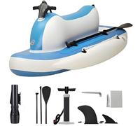 ErShangMao Combo De Moto Acuática Eléctrica Subacuática 2025 con Motor Sup, Lancha De Surf Rush Wave para Adultos, Velocidades De 3 A 9 Km, 1800-2700 RPM, Equipo De Buceo En El Mar. Boat+Scooter