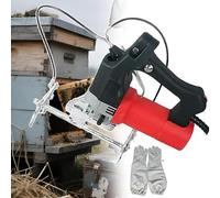 ErShangMao Máquina Eléctrica Industrial para Sacudir Marcos De Colmena - Removedor De Abejas Eléctrico, Ancho De Sujeción 23-30 Mm, 6 Velocidades, Equipo De Apicultura Bee Hive King Box