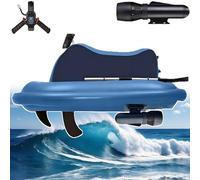 ErShangMao Moto Acuática Eléctrica Inflable, Scooter Submarino Desmontable De 500 W Y 10 000 Mah, Kit De Aventura Acuática Todo En Uno, Autonomía De 130 Min, Velocidad De 3 A 7 Km/H. Boat+Thrusters