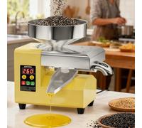 ErShangMao Prensa De Aceite Eléctrica Compacta Y Silenciosa - Prensa De Aceite Automática En Frío Y Caliente Que Ahorra Espacio - Extractor De Aceite Eléctrico - Motor De 1100 W TypeB