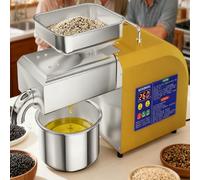 ErShangMao Prensa De Aceite Eléctrica Compacta Y Silenciosa - Prensa De Aceite Automática En Frío Y Caliente Que Ahorra Espacio - Extractor De Aceite Eléctrico - Motor De 1100 W TypeA