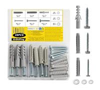 ErShiPing 14 PcsTacos para Pladur y Tornillos para Hormigón,M6 M8 M10