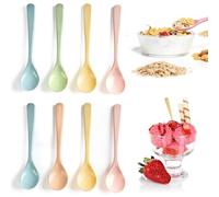 ErShiPing 8 Pcs 16 cm Cucharas de Postre