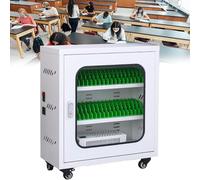 ERSINIAN Cargador de Celular Recargable, estación de Carga y Carrito de Almacenamiento con 30/40/50/60 Ranuras, taquilla portátil para Estudiantes y empleados, 40 Ranuras