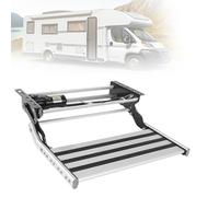 ERSINIAN Escalón retráctil para Entrada de RV con luz LED integrada: Antideslizante para Mayor Seguridad en Condiciones climáticas nocturnas, lluviosas o Nevadas.