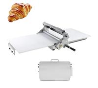 ERSINIAN Laminadora de hojaldre Reversible y Rodillo para Fondant, laminadora de Masa de sobremesa, máquina de Masa de Acero Inoxidable, Grosor Ajustable, para Hacer Corteza de Fudge Modelo 400