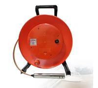 ERSINIAN Medidor de Nivel de Agua con sonda de Acero Inoxidable, indicador electrónico de Nivel de Agua para Pozo con luz, Cable de 50 m