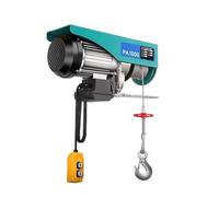 ERSINIAN Polipasto eléctrico de 220 V, minicabrestante C, Capacidad de 300/600 kg, Longitud de Cable de 30 m, Ideal para Uso doméstico, elevación de Cargas Pesadas, diseño eficiente y confiable.