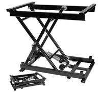 ERSINIAN Tavolo elevatore Elettrico a forbice - Portata massima 150 kg, Altezza regolabile da 195 mm a 680 mm, con ruote universali rimovibili.