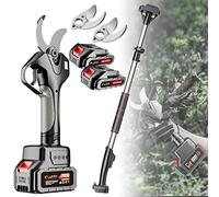 ERSINIAN Tijeras de podar eléctricas inalámbricas de 21 V, Extensibles con Capacidad de Corte de 45 mm, a batería, Ideales para el Mantenimiento de Jardines y árboles.