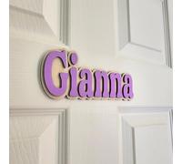 ersonalized Kids Boy Girl Door Sign, Kids Door Name Sign, Nursery Wall Name Sign, Bedroom Name Sign, Kids Bedroom Door Name Sign, Custom Door Sign Birthday Gift (Style 2)