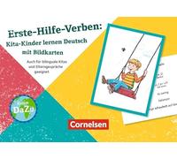 Erste-Hilfe-Verben: Kita-Kinder lernen Deutsch mit Bildkarten