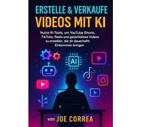 Erstelle & verkaufe Videos mit KI: Nutze KI-Tools, um YouTube Shorts, TikToks, Reels und gesichtslose Videos zu erstellen, die dir dauerhaft Einkommen bringen: 3 (Ki-Online-Business-Serie)