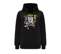 ERT GROUP 2 Hooded Sweatshirt, Space Jam 003 Black, XXL Women's