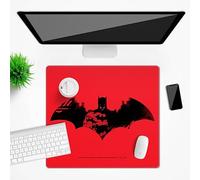 Ert Group Alfombrilla de escritorio original y oficial de DC, diseño Batman 074 Red, antideslizante, 50 x 45 cm