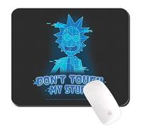 ERT GROUP Alfombrilla de ratón Original y con Licencia Oficial Rick and Morty, patrón Rick and Morty 028 Black PC Computer Mousepad Antideslizante 225 mm x 189 mm