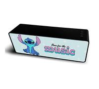 ERT GROUP Disney Stitch Altavoz Bluetooth Portátil de 10 W, Batería Recargable, Ranura para Tarjeta Micro SD y Flash USB, Adecuado para Teléfonos, Tabletas, Computadoras Portátiles y más