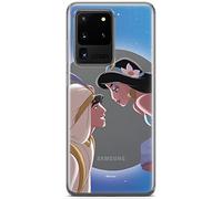 ERT GROUP Funda para Samsung S20 Ultra, Original y con Licencia Oficial de Disney, Jasmine y Aladdin 001, se Adapta Perfectamente a la Forma del teléfono, parcialmente Transparente.