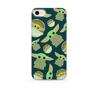 Ert Group Funda para teléfono móvil Apple iPhone 7/8/ SE 2/ SE 3 Original y con Licencia Oficial de Star Wars con diseño Baby Yoda 006, Funda Hecha de TPU