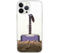 Ert Group Funda para teléfono móvil de para iPhone 13 Pro MAX Original y con Licencia Oficial de Marvel con diseño Thor 002 Adaptada a la Forma del teléfono móvil, parcialmente Transparente