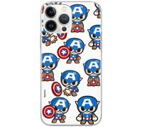 Ert Group Funda para teléfono móvil de para iPhone 13 Pro Original y con Licencia Oficial de Marvel con diseño Captain America 030 Perfectamente Adaptada a la Forma del teléfono móvil