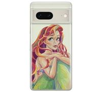 ERT GROUP Funda para teléfono móvil Google Pixel 7 Original y con Licencia Oficial de Disney con diseño Ariel 004 Adaptada a la Forma del teléfono móvil, parcialmente Transparente