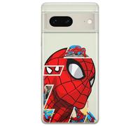 ERT GROUP Funda para teléfono móvil Google Pixel 7 Original y con Licencia Oficial de Marvel con diseño Spider Man 042 Adaptada a la Forma del teléfono móvil, parcialmente Transparente