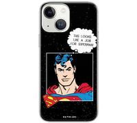 Ert Group Funda para teléfono móvil iPhone 13 Mini Original y con Licencia Oficial de DC con diseño Superman 037 Perfectamente Adaptada a la Forma del teléfono móvil, Funda Hecha de TPU
