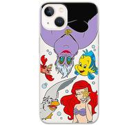 ERT GROUP Funda para teléfono móvil iPhone 13 Mini Original y con Licencia Oficial de Disney con diseño Ariel 008 Adaptada a la Forma del teléfono móvil, parcialmente Transparente