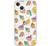 Ert Group Funda para teléfono móvil iPhone 13 Mini Original y con Licencia Oficial de Disney con diseño Snow White and The Seven Dwarfs 015, parcialmente Transparente