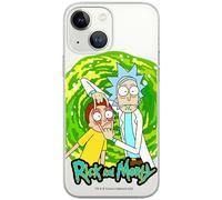 ERT GROUP Funda para teléfono móvil iPhone 13 Mini Original y con Licencia Oficial de Rick and Morty con diseño Rick & Morty 007, parcialmente Transparente
