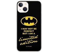 Ert Group Funda para teléfono móvil iPhone 13 Original y con Licencia Oficial de DC con diseño Batman 062 Perfectamente Adaptada a la Forma del teléfono móvil, Funda Hecha de TPU