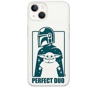ERT GROUP Funda para teléfono móvil iPhone 13 Original y con Licencia Oficial de Star Wars con diseño Baby Yoda 034 Perfectamente Adaptada a la Forma del teléfono móvil, Funda Hecha de TPU