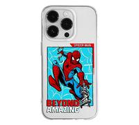 ERT GROUP Funda para teléfono móvil iPhone 14 Pro MAX Original y con Licencia Oficial de Marvel con diseño Spider Man 041 Adaptada a la Forma del teléfono móvil, parcialmente Transparente