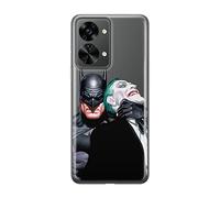 Ert Group Funda para teléfono móvil Oneplus Nord 2T 5G Original y con Licencia Oficial de DC con diseño Batman & Joker 001 Adaptada a la Forma del teléfono móvil, parcialmente Transparente