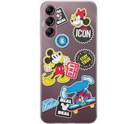 ERT GROUP Funda para teléfono móvil Samsung A14 4G/5G Original y con Licencia Oficial de Disney con diseño Mickey & Minnie 017 Adaptada a la Forma del teléfono móvil, parcialmente Transparente