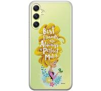 ERT GROUP Funda para teléfono móvil Samsung A34 5G Original y con Licencia Oficial de Disney con diseño Rapunzel & Pascal 002 Adaptada a la Forma del teléfono móvil, parcialmente Transparente