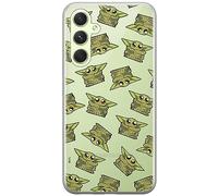 ERT GROUP Funda para teléfono móvil Samsung A54 5G Original y con Licencia Oficial de Star Wars con diseño Baby Yoda 008 Adaptada a la Forma del teléfono móvil, parcialmente Transparente