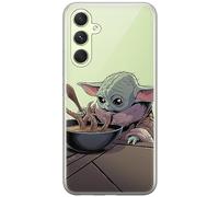 ERT GROUP Funda para teléfono móvil Samsung A54 5G Original y con Licencia Oficial de Star Wars con diseño Baby Yoda 027 Adaptada a la Forma del teléfono móvil, parcialmente Transparente