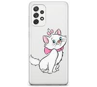 Ert Group Funda para teléfono móvil Samsung A72 5G Original y con Licencia Oficial de Disney con diseño Marie 007 Adaptada a la Forma del teléfono móvil, parcialmente Transparente