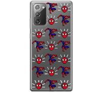 ERT GROUP Funda para teléfono móvil Samsung Galaxy Note 20 Original y con Licencia Oficial de Marvel con diseño Spider Man 025 Adaptada a la Forma del teléfono móvil, parcialmente Transparente