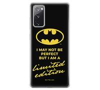 Ert Group Funda para teléfono móvil Samsung S20 FE / S20 FE 5G Original y con Licencia Oficial de DC con diseño Batman 062 Adaptada a la Forma del teléfono móvil, Funda Hecha de TPU