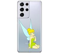 Ert Group Funda para teléfono móvil Samsung S21 Ultra Original y con Licencia Oficial de Disney con diseño Tinker Bell 005 Adaptada a la Forma del teléfono móvil, parcialmente Transparente