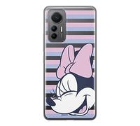 Ert Group Funda para teléfono móvil Xiaomi 12 Lite Original y con Licencia Oficial de Disney con diseño Minnie 022 Adaptada a la Forma del teléfono móvil, parcialmente Transparente