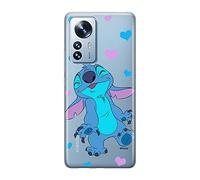 Ert Group Funda para teléfono móvil Xiaomi 12 Pro Original y con Licencia Oficial de Disney con diseño Stitch 014 Adaptada a la Forma del teléfono móvil, parcialmente Transparente